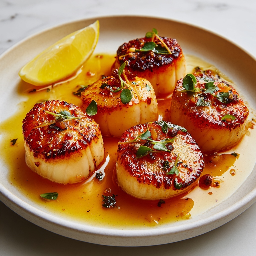 Pan-Seared Scallops: An Amazing Ultimate Seafood Sensation Recipe - Recipe Image