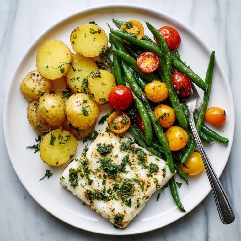 Herb-Crusted Tilapia with Roasted Vegetables Recipe