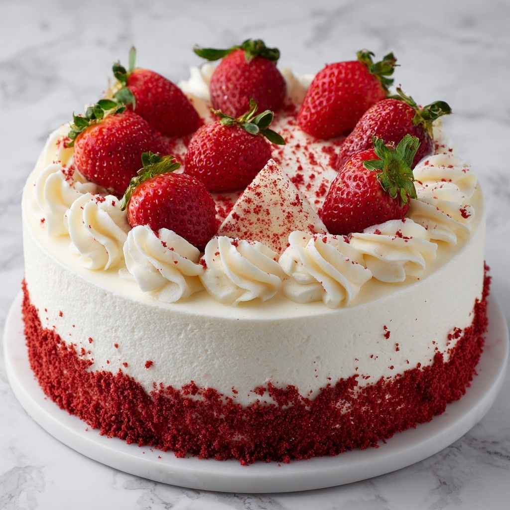 Red Velvet Strawberry Delight Recipe - Recipe Image