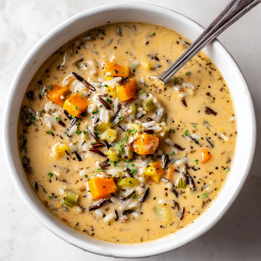 Cozy Autumn Wild Rice Soup Recipe - Recipe Image