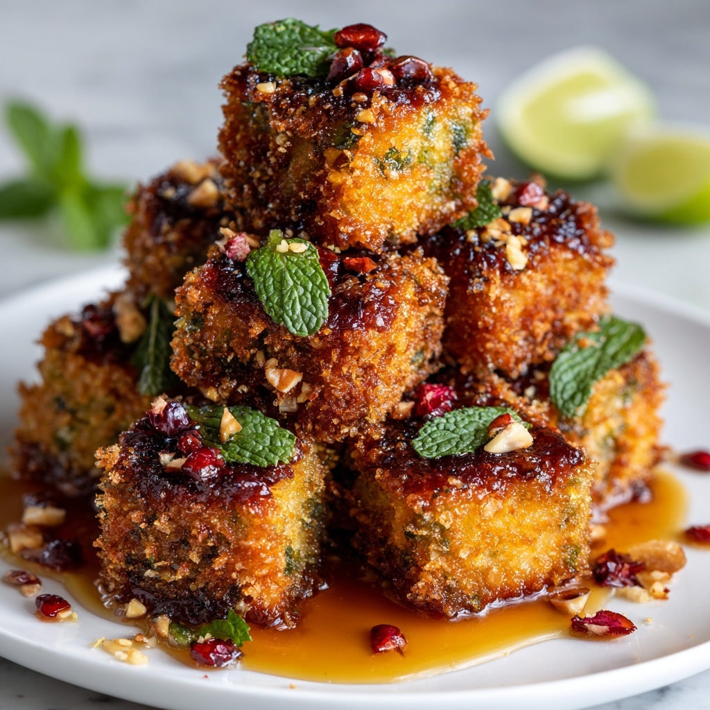 Swicy Pistachio Halloumi with Lime Glaze Recipe - Recipe Image