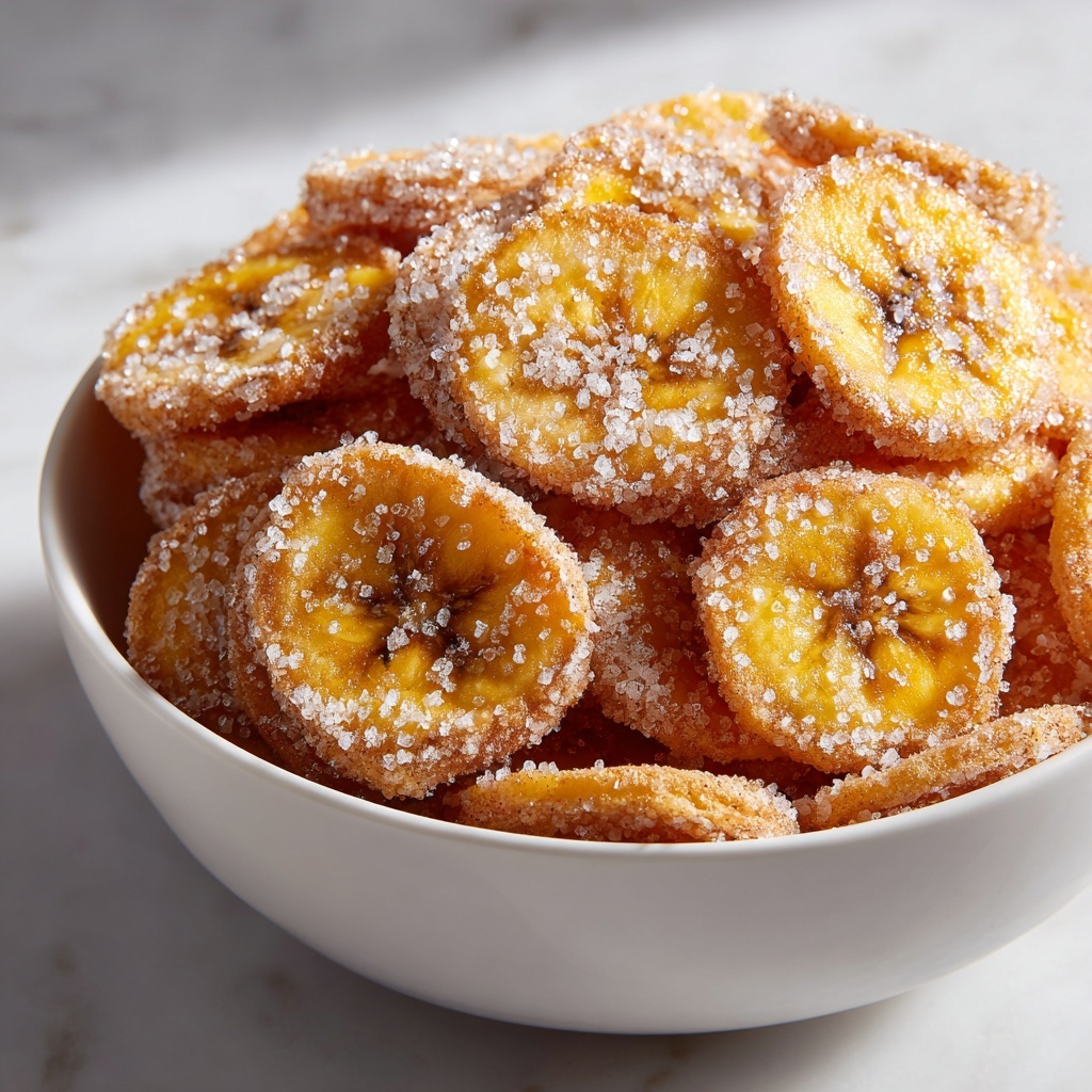 Cinnamon-Sugar Air Fryer Banana Chips Recipe - Recipe Image