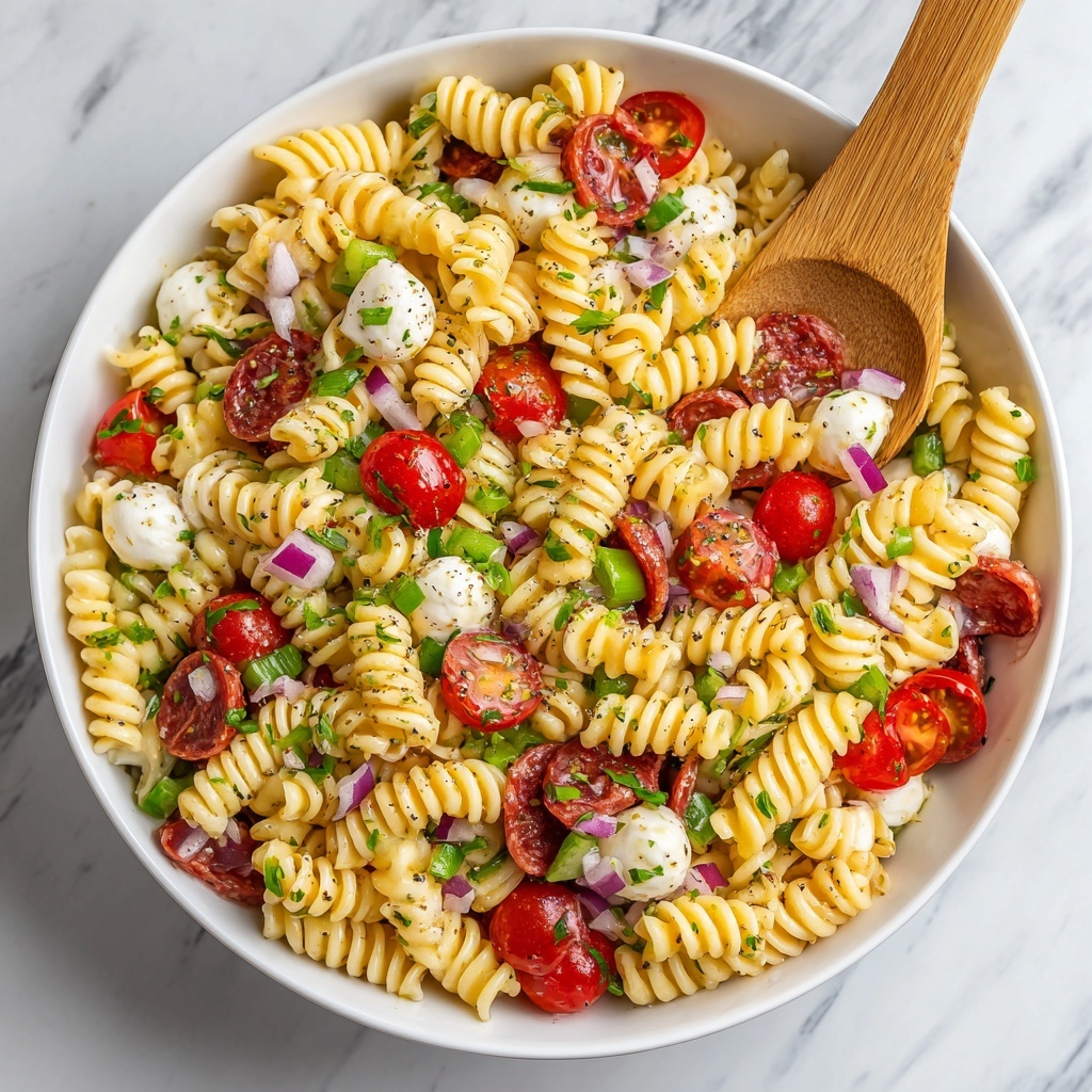 Italian Dressing Pasta Salad Recipe - Recipe Image