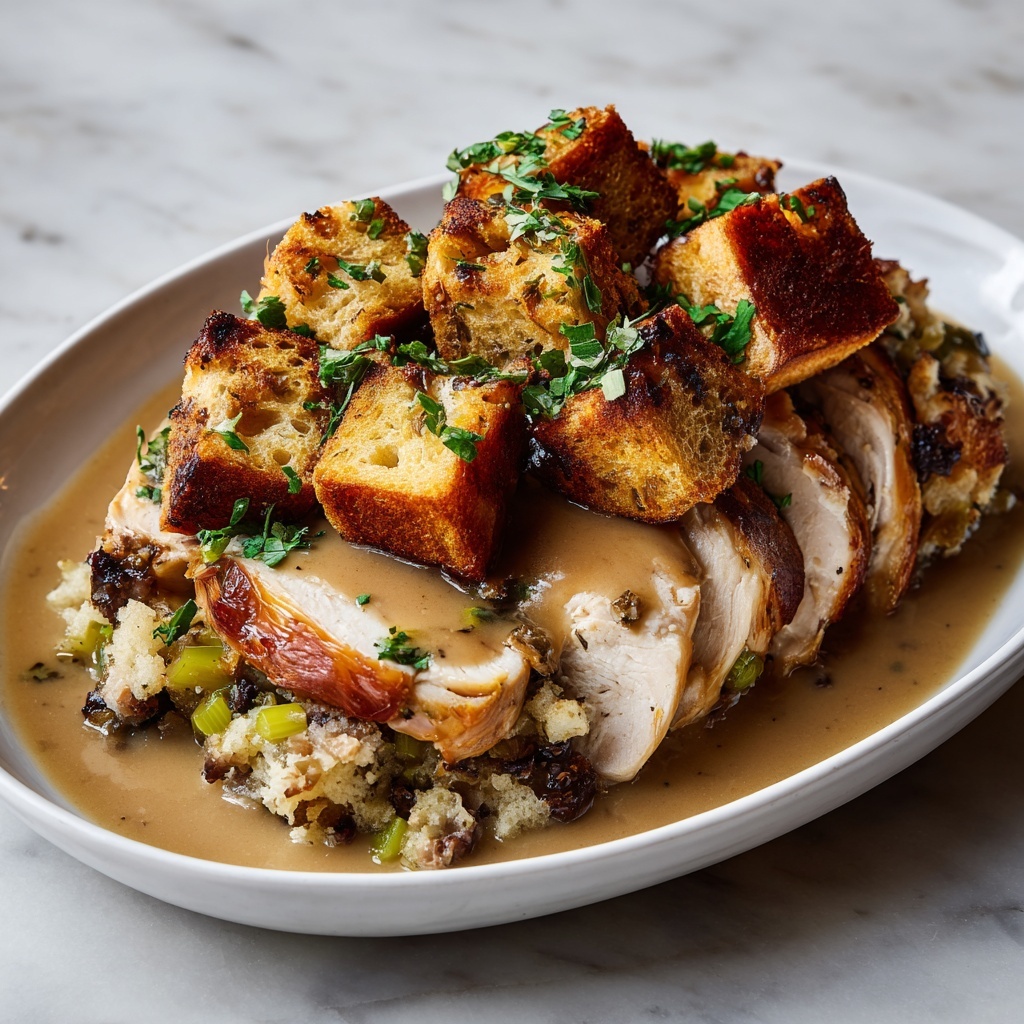 Crock Pot Chicken and Dressing Recipe - Recipe Image