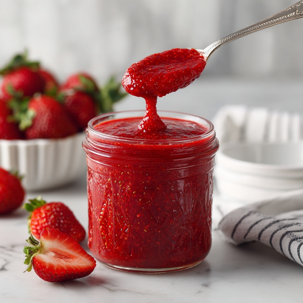 Homemade Fresh Strawberry Curd (Eggless and Dairy-Free) Recipe - Recipe Image