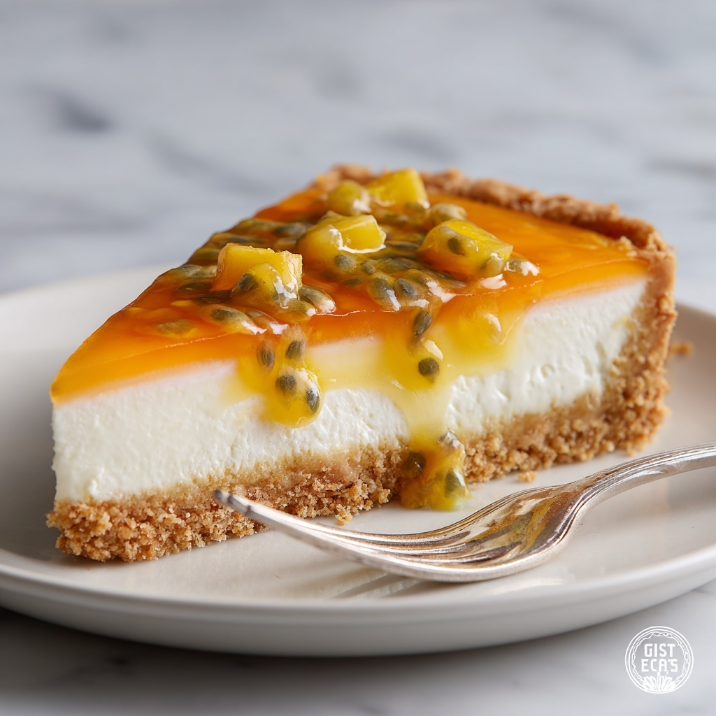 Vegan Mango Passion Fruit Tart Recipe - Recipe Image