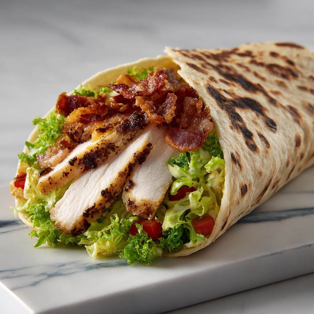 Turkey Ranch Club Wrap Recipe - Recipe Image