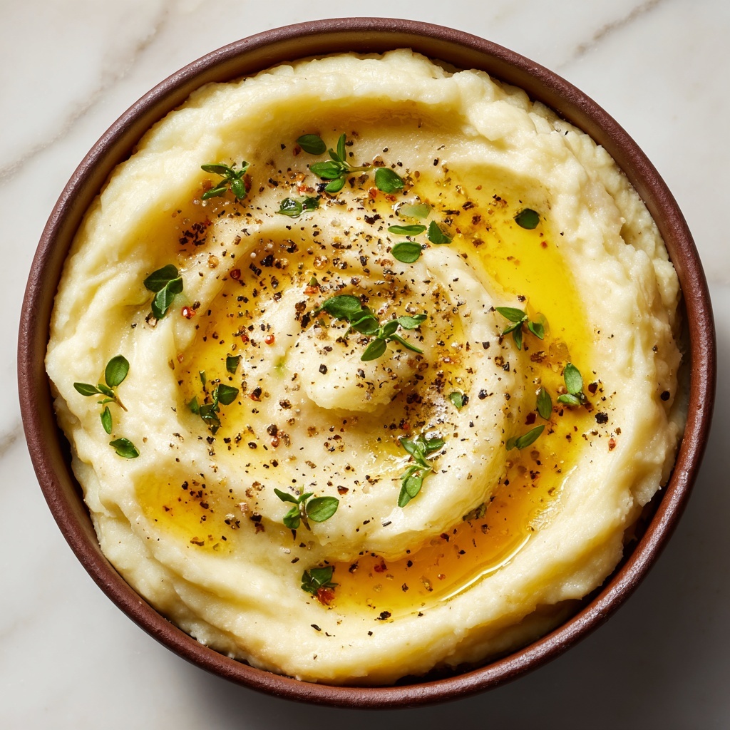 Manchego & Brown Butter Whipped Potatoes Recipe - Recipe Image