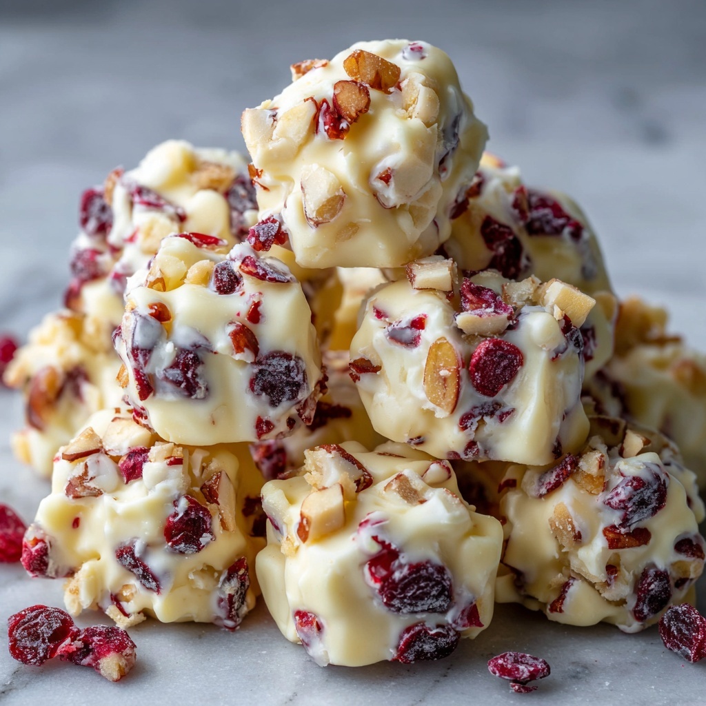 White Chocolate Cranberry Pecan Clusters Recipe - Recipe Image
