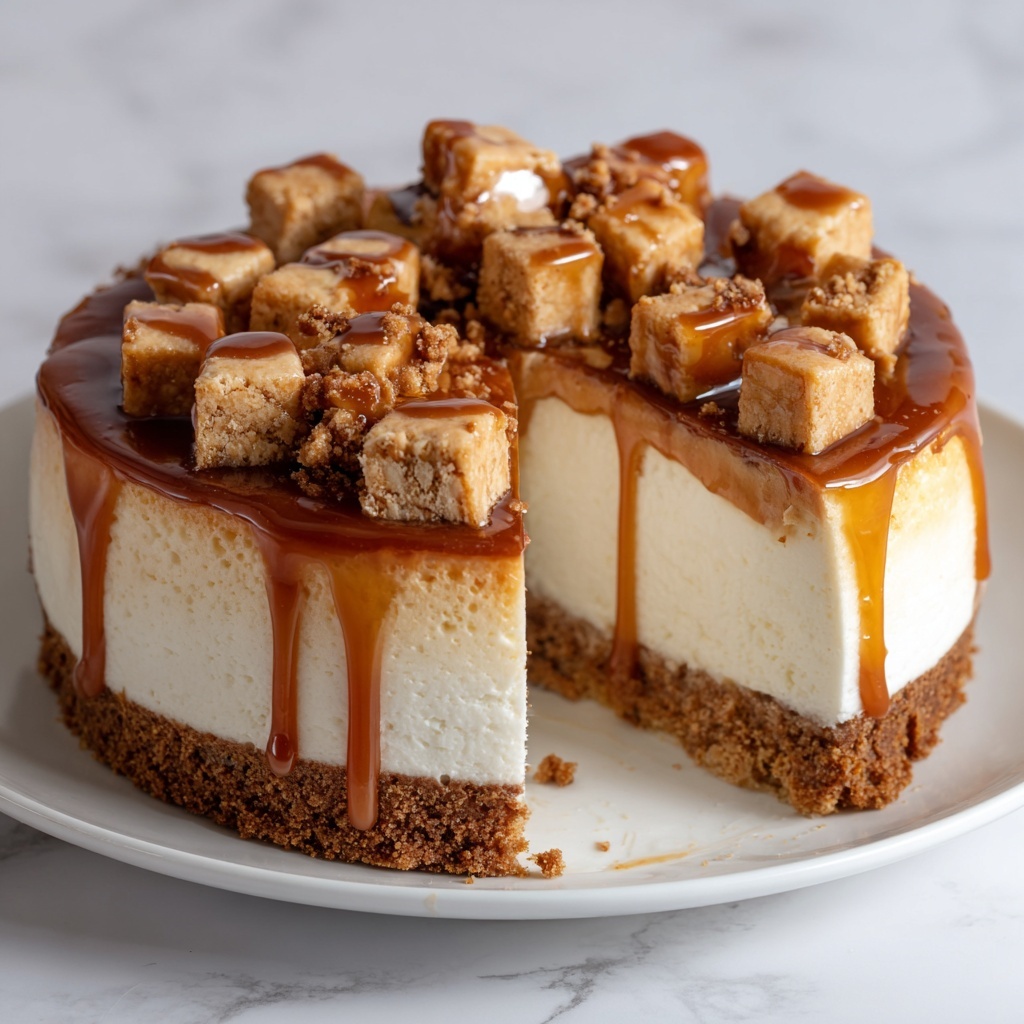 Indulgent Caramel Apple Cheesecake Recipe - Recipe Image