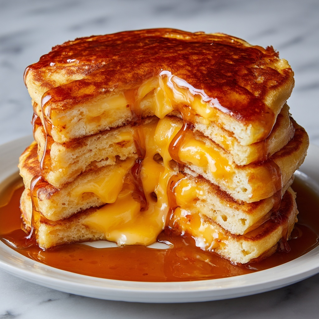 Smash Burger Pancakes: A Fun Breakfast Twist Recipe - Recipe Image