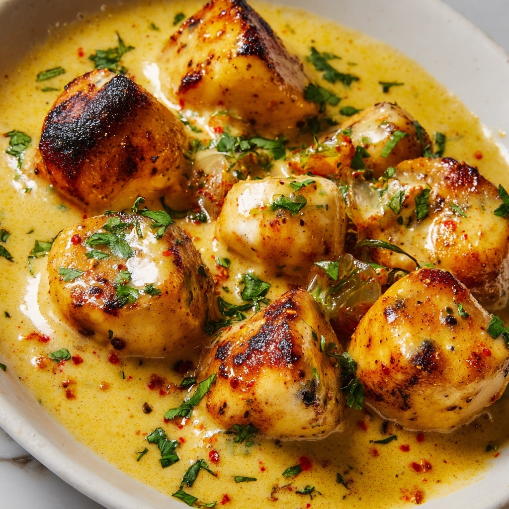 Creamy Garlic Butter Chicken Recipe - Recipe Image