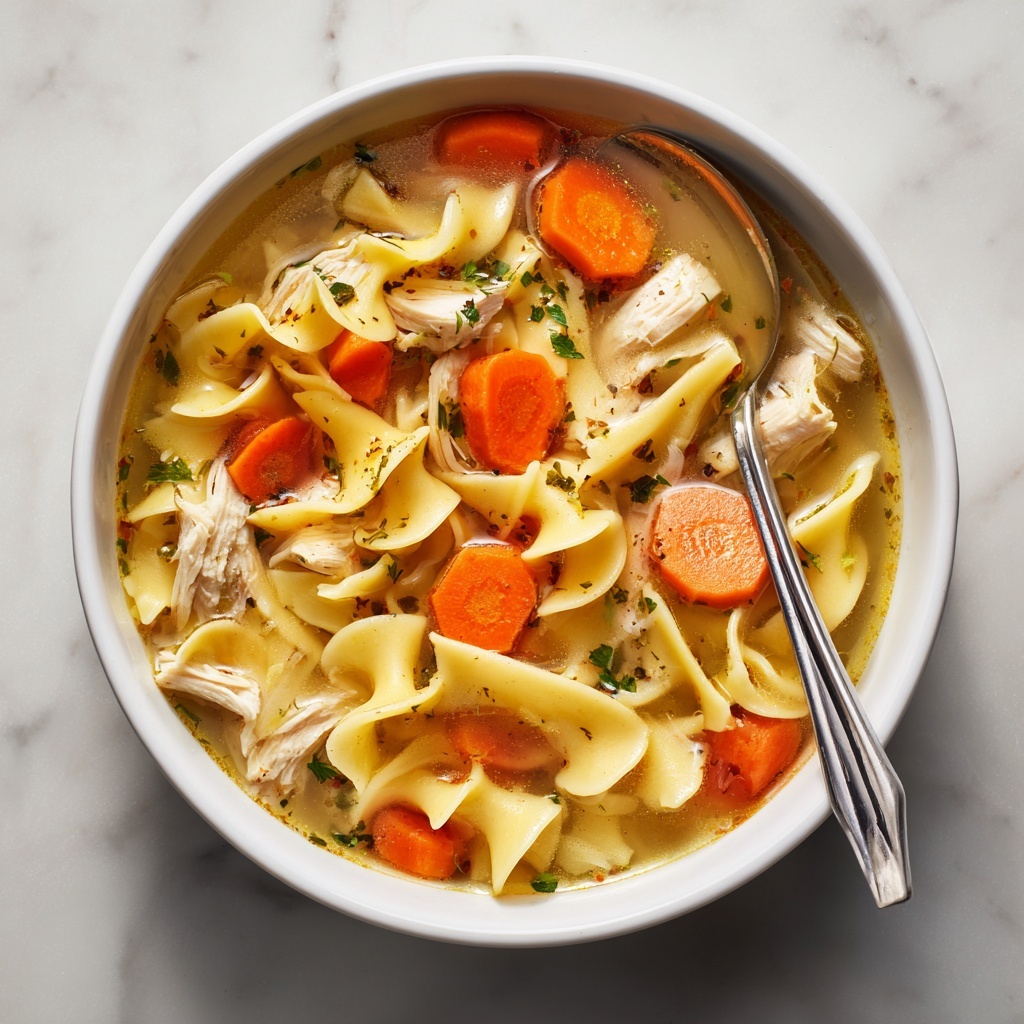 Easy Homestyle Chicken Noodle Soup Recipe - Recipe Image