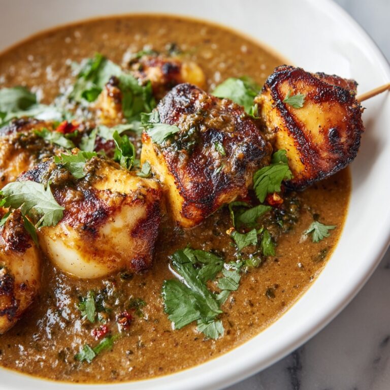 Thai Chicken Satay with Peanut Sauce Recipe