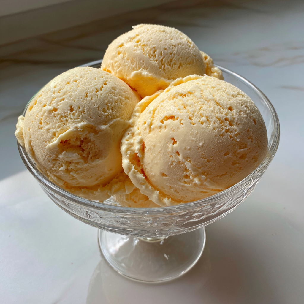 Peach Sorbet Recipe: Refreshing, Fruity Dessert Recipe - Recipe Image
