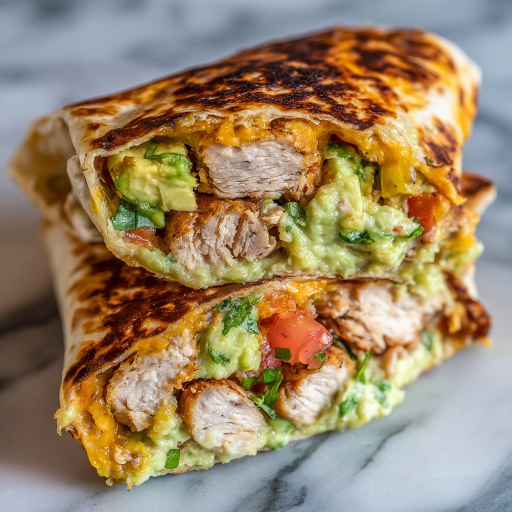 Chicken and Avocado Burritos Recipe - Recipe Image