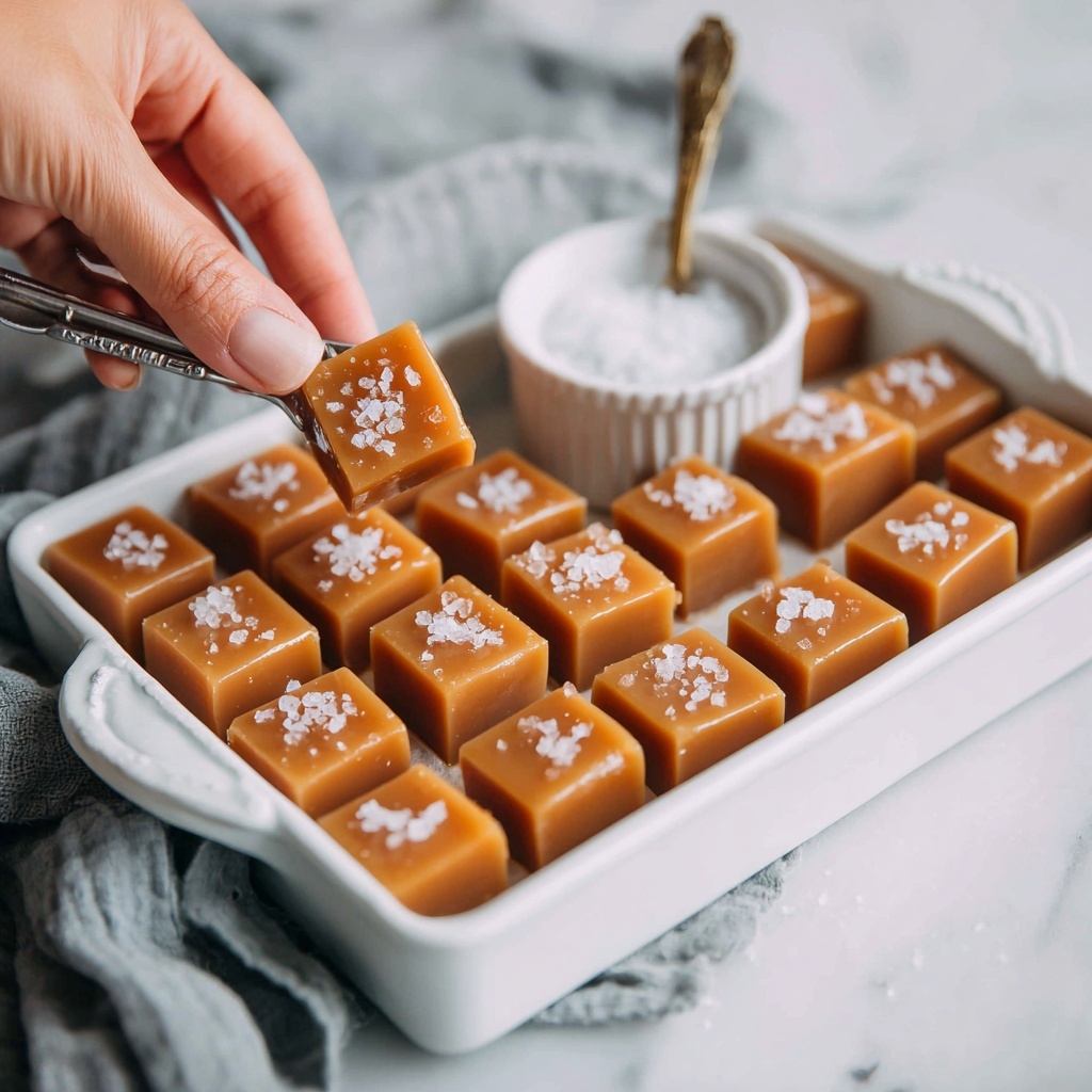 Easy Salted Caramels Recipe - Recipe Image