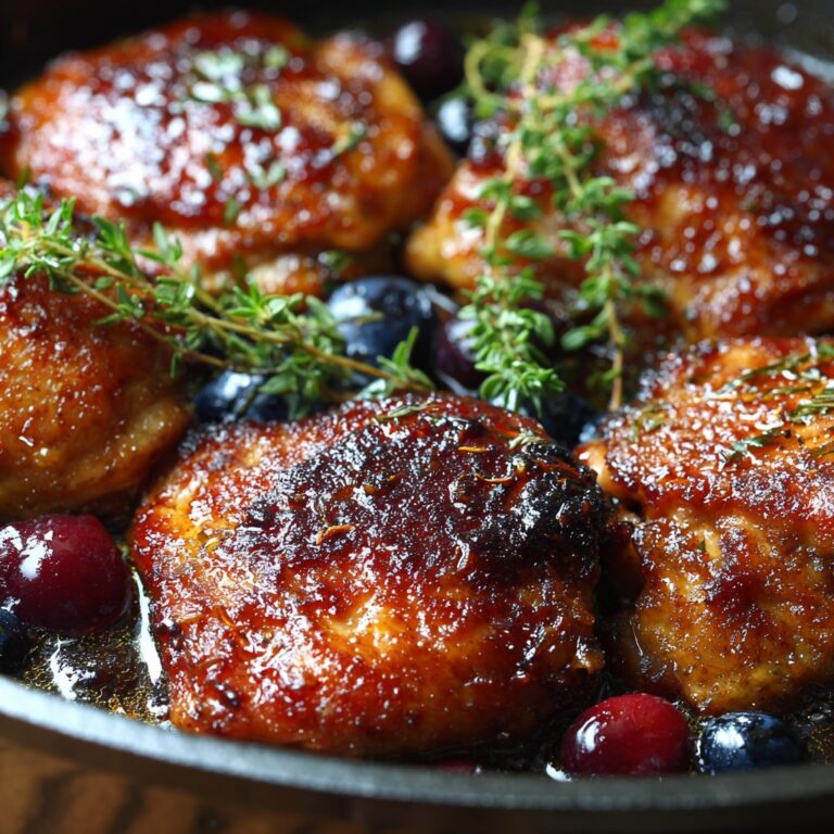 Skillet Cranberry Orange Chicken Recipe