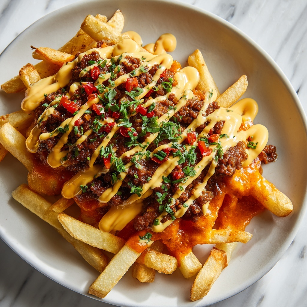 Nduja Beef Loaded Fries Recipe - Recipe Image