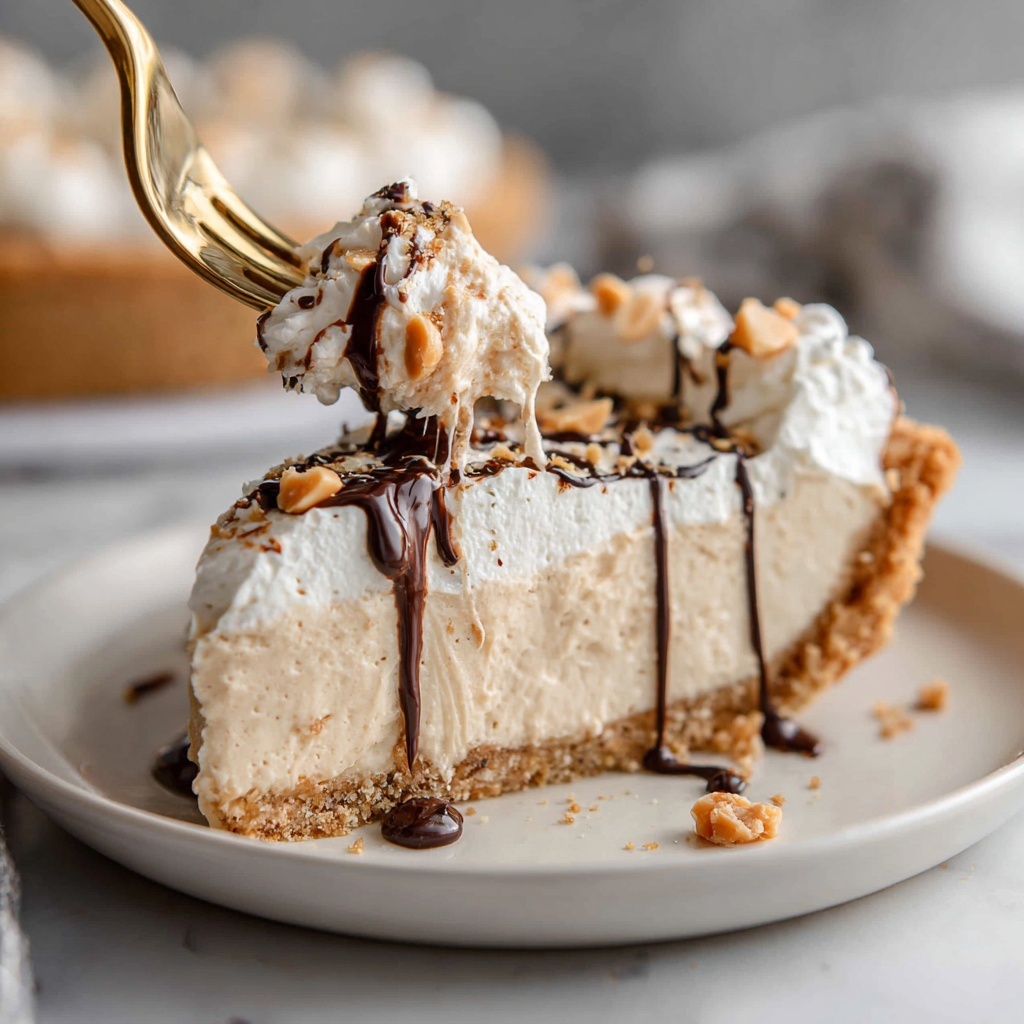 No-Bake Peanut Butter Pie Recipe - Recipe Image