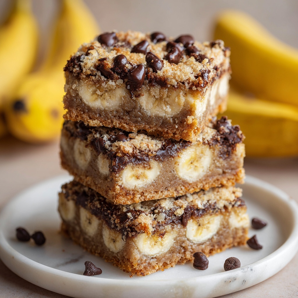 Chocolate Chip Banana Bars Recipe - Recipe Image