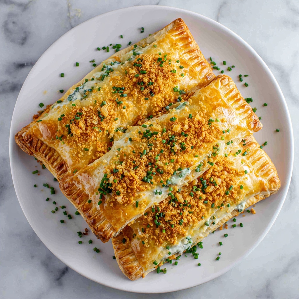 Chicken Pillows with Creamy Parmesan Sauce Recipe - Recipe Image