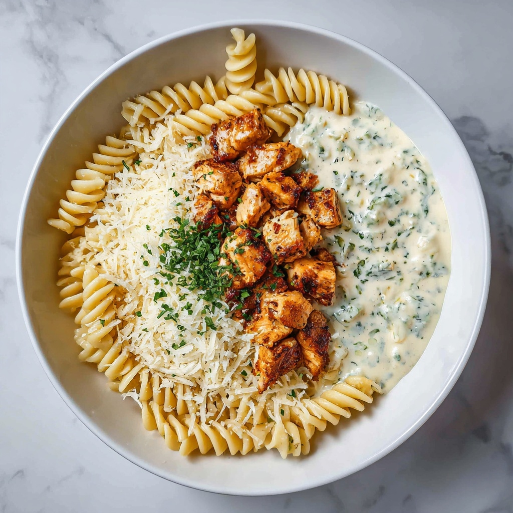 Creamy Chicken Artichoke Pasta Recipe - Recipe Image