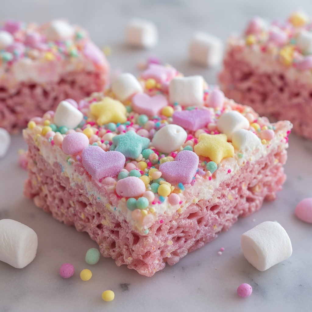 Circus Animal Cookie Rice Krispie Treats Recipe - Recipe Image