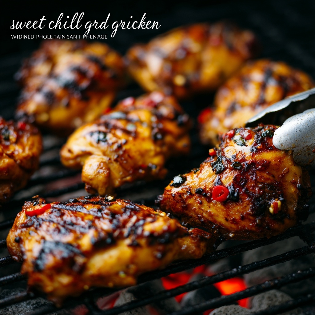 Sweet Chili Ranch Grilled Chicken Recipe - Recipe Image