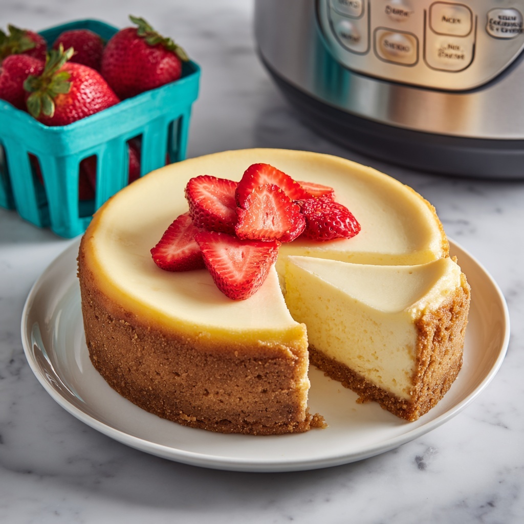 The BEST Instant Pot Cheesecake Recipe - Recipe Image