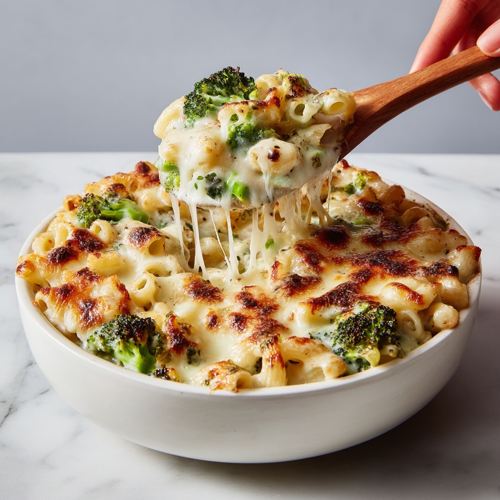 Healthy Chicken Broccoli Pasta Casserole Recipe - Recipe Image