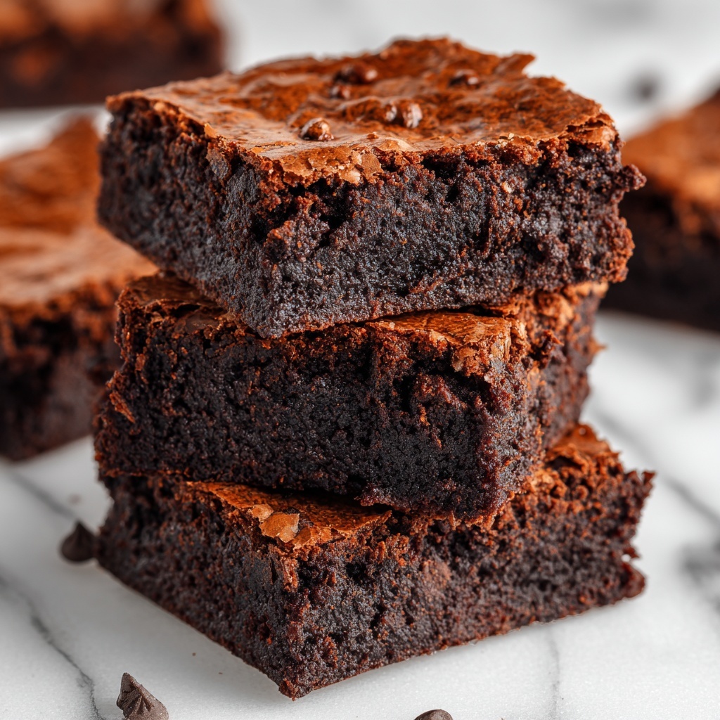 Easy Zero-Sugar Brownies with Greek Yogurt Recipe - Recipe Image