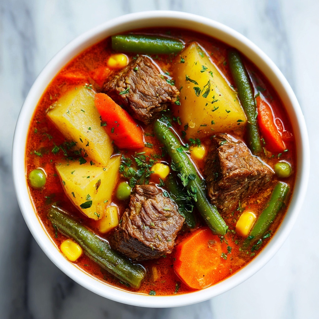 Beef Vegetable Soup Recipe - Recipe Image