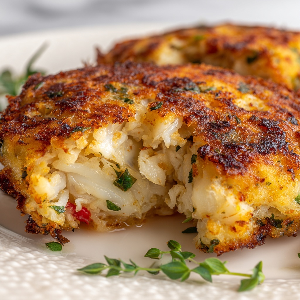 Crab Cake Scampi Recipe - Recipe Image