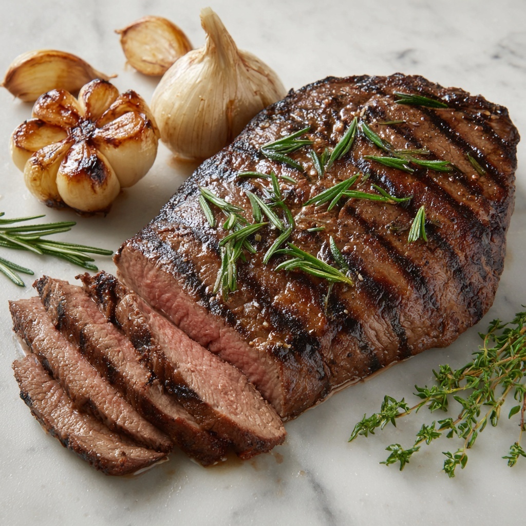 Garlic Butter Steak Recipe - Recipe Image