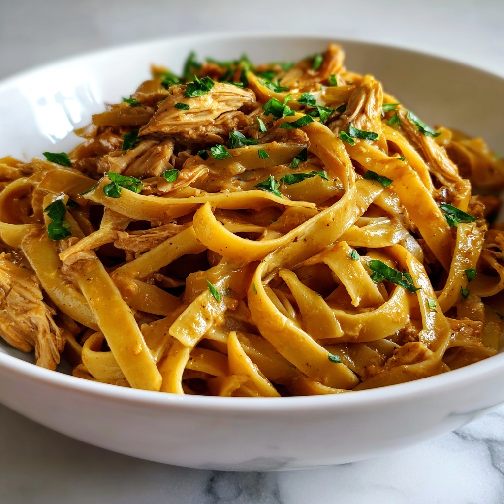 Cowboy Butter Chicken Linguine Recipe - Recipe Image