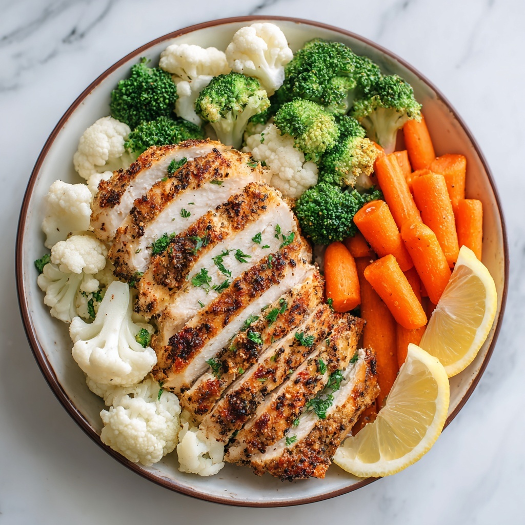 Juicy Air Fryer Lemon Herb Chicken Breast Recipe - Recipe Image
