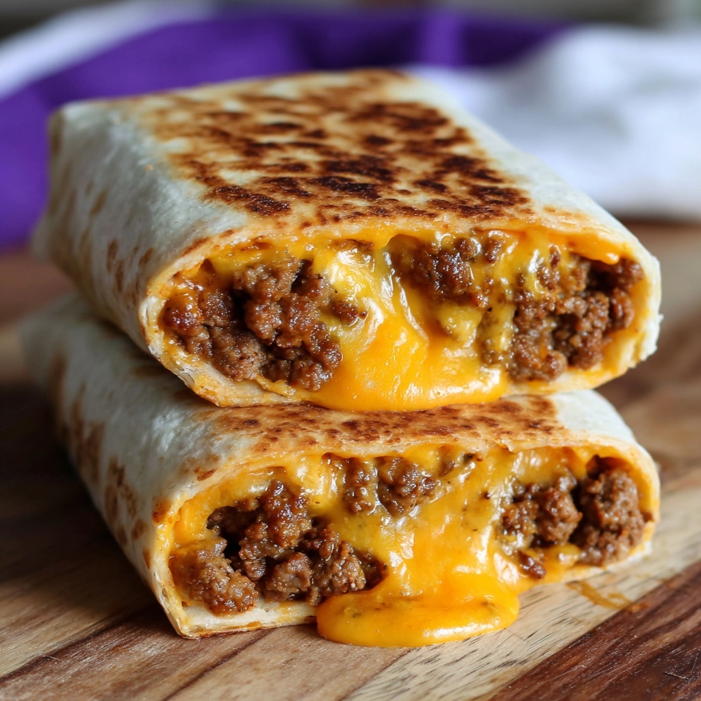 Cheeseburger Burritos Animal Style Recipe - Recipe Image
