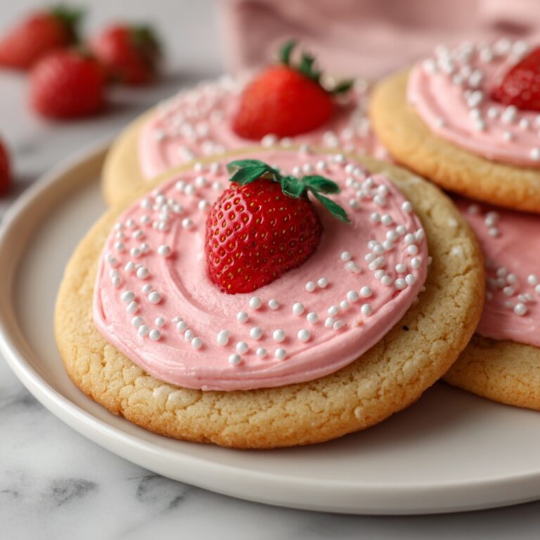 Strawberry Sugar Cookies Recipe
