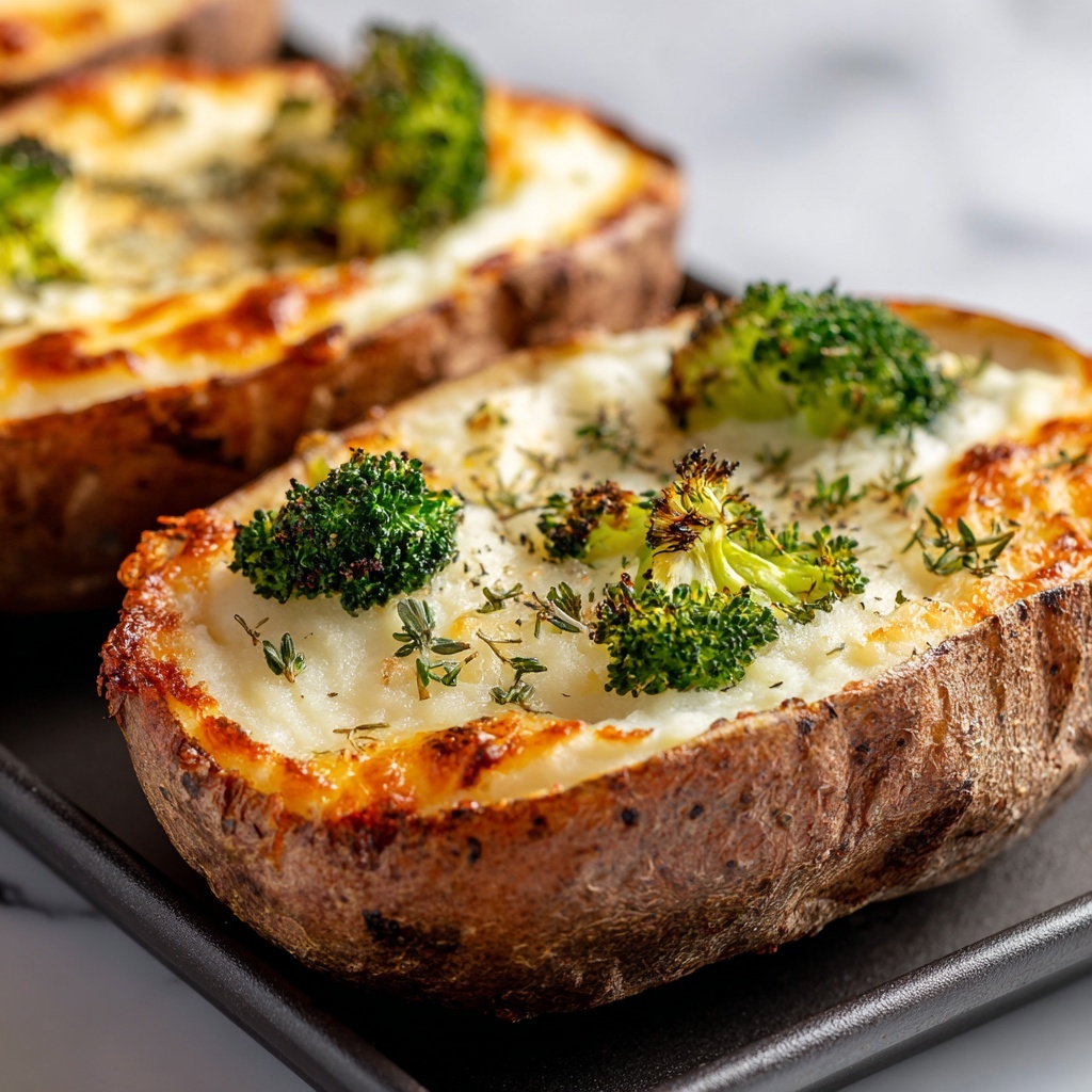 Broccoli Cheese Baked Potatoes Recipe - Recipe Image