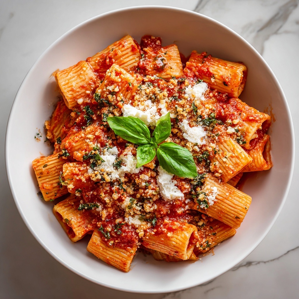 Pasta with Tomato Sauce and Vegetables Recipe - Recipe Image