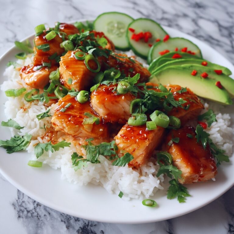 Honey Garlic Salmon Rice Bowls Recipe