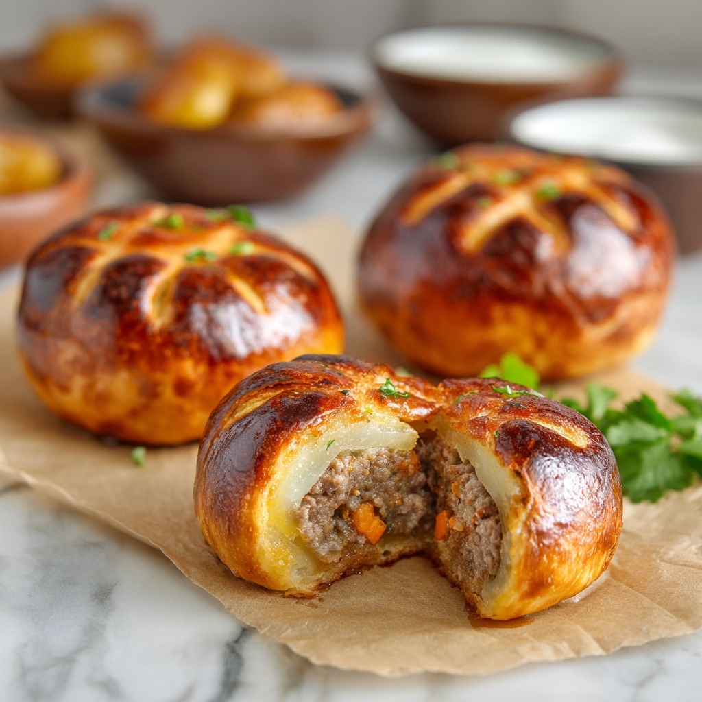 Minced Beef Wellington Recipe - Recipe Image