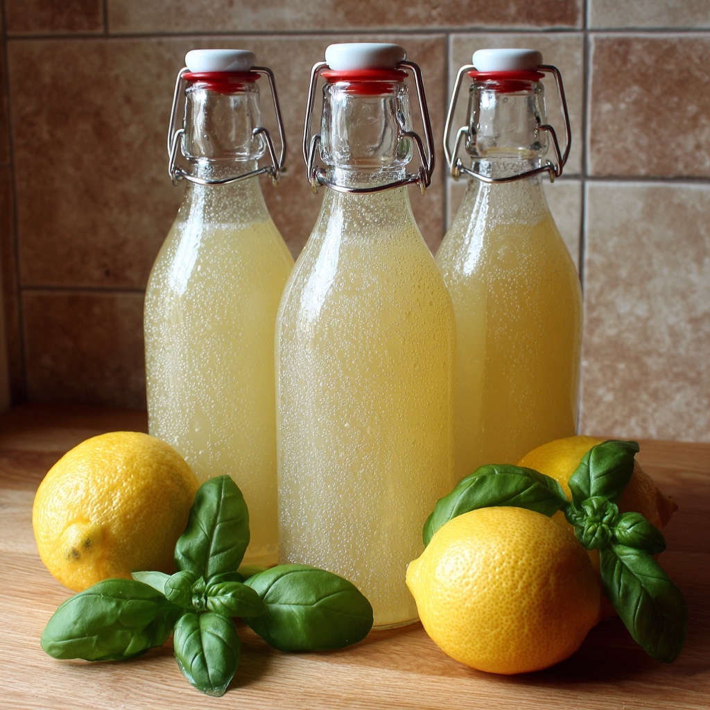 Basil Lemonade Drink: Refreshing Summer Recipe - Recipe Image