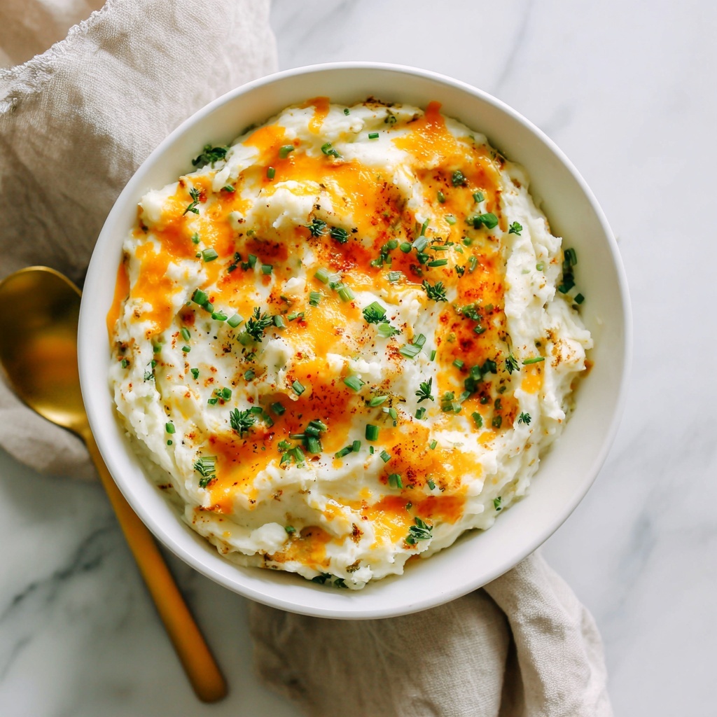Baked Cheesy Mashed Potatoes Recipe - Recipe Image