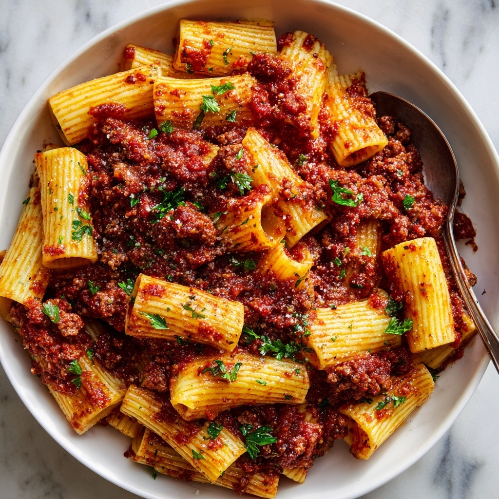 Beef Pasta in Tomato Sauce: An Amazing Ultimate Recipe - Recipe Image