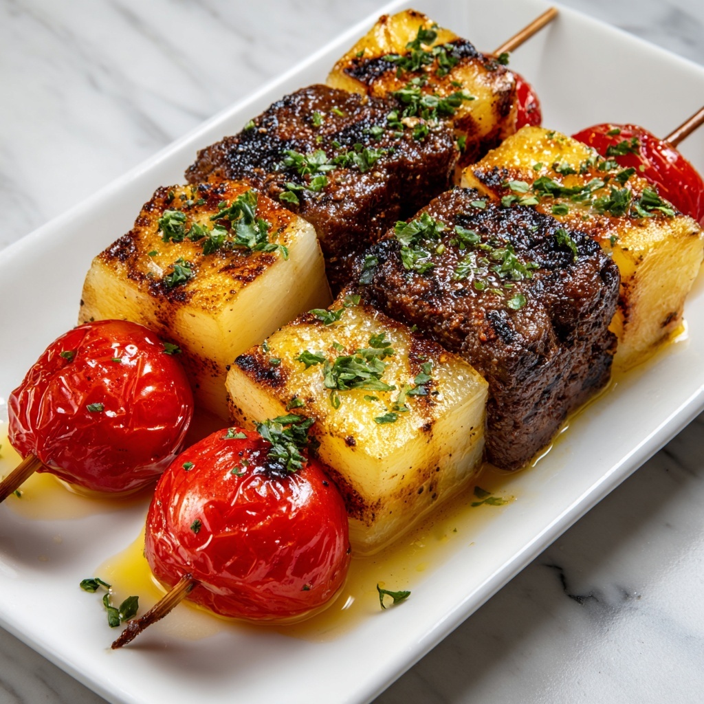 Cold Chicken-Cheese Kabobs Recipe - Recipe Image