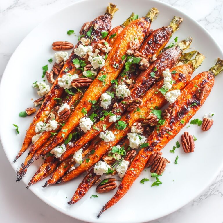 Roasted Carrots with Candied Pecans and Goat Cheese Recipe