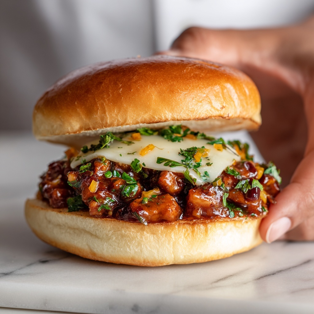 Cajun Chicken Sloppy Joes Recipe - Recipe Image