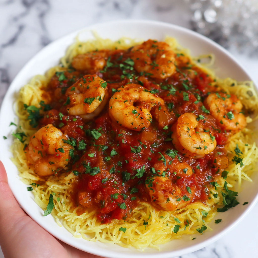 Spicy Shrimp Fra Diavolo with Linguine Recipe - Recipe Image